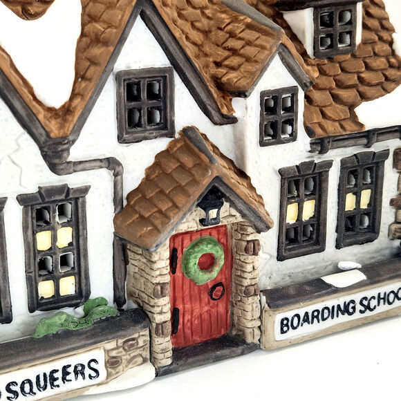 Dept 56 Dickens' Village Nicholas Nickleby Wackford Squeers Boarding School - Picture 11 of 16